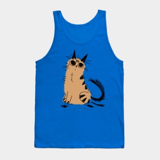 Fluffy posing cat Tank Top